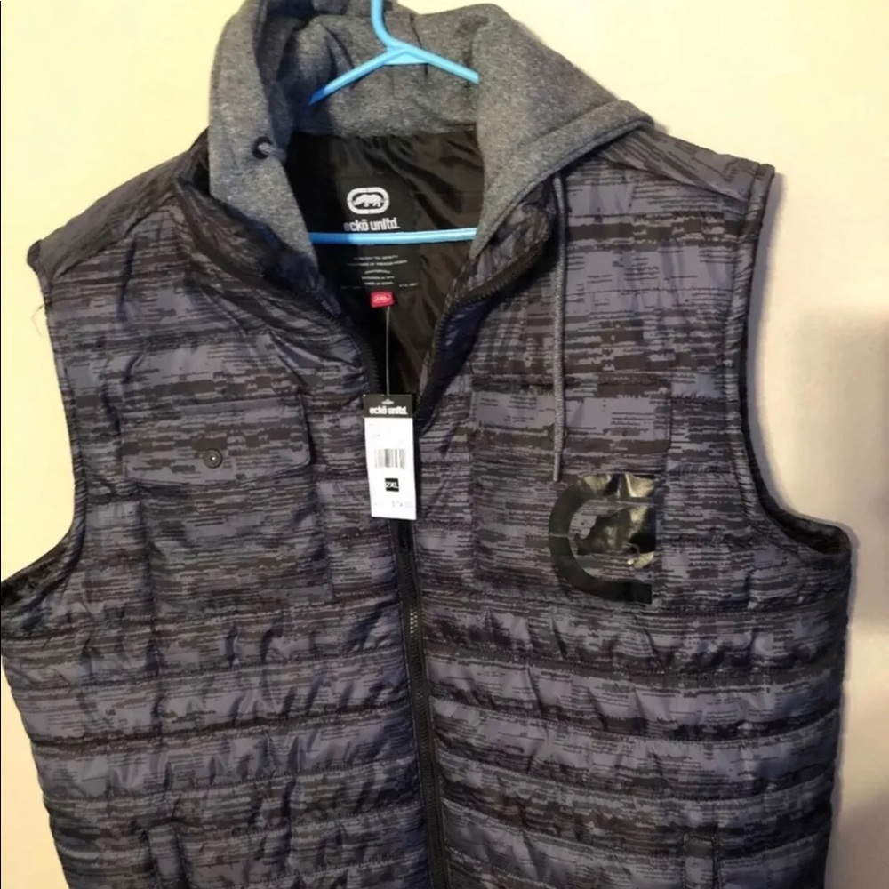 Ecko Unltd Mens Puffer Vest Size 2XL
